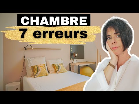 Les 7 erreurs à éviter dans une chambre à coucher
