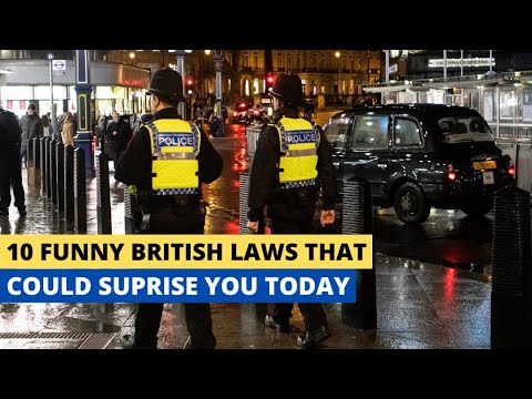 10 divertenti leggi britanniche che potrebbero sorprenderti oggi