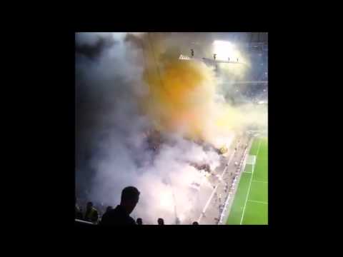 AIK - DIF | Pyro 2015 (AIK Stockholm - Djurgarden IF 10/08/15)