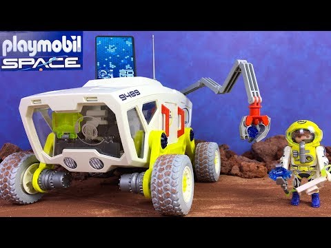 UNBOXING PLAYMOBIL MARS RESEARCH VEHICLE WITH ASTRONAUT & LAUNCHER