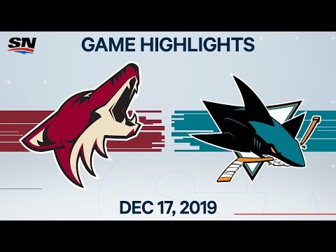 NHLハイライト｜コヨーテ vs シャークス - 2019年12月17日 (NHL Highlights | Coyotes vs Sharks - Dec. 17, 2019)
