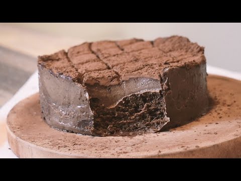 Only 2-Ingredients - Rich Moist Chocolate Cake is delicious! Dreamy Dessert