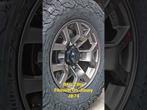 BFGoodrich 215/75 R15 A/T On Jimny JB74w #jimny #suzuki #jb74w #suzukijimnyjb74w