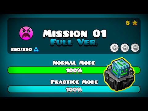 "Mission 01 Full Version" by: BlueWolfGD [SHOWCASE] || Geometry Dash 2.2074