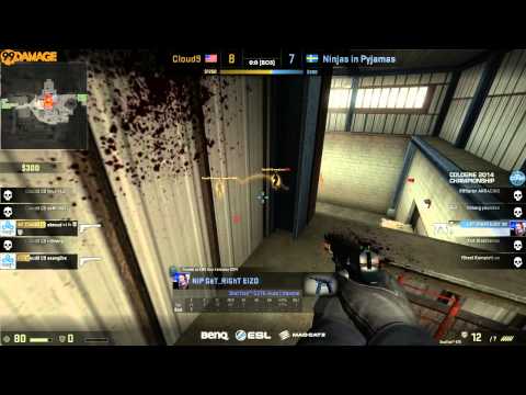 NiP vs. Cloud9 | Viertelfinale, ESL One Cologne 2014 | de_nuke Map 1