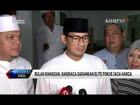 Sandiaga: Jangan Sibuk Jaga Suara & Kekuasaan, Lebih Baik Jaga Harga