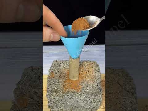 DIY Firework Fountain with sparklers