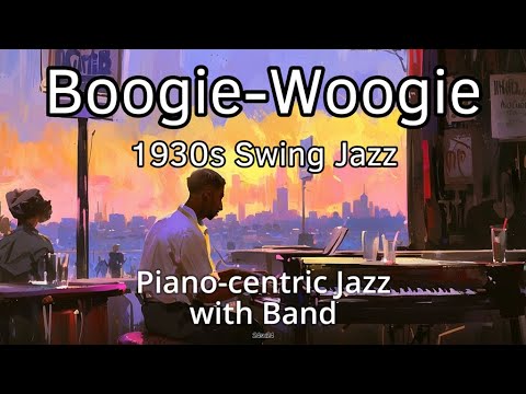Boogie-Woogie 1930s Swing JazzⅢ✨[Piano_centric, with Band] NEW SUNSET CAFE 3
