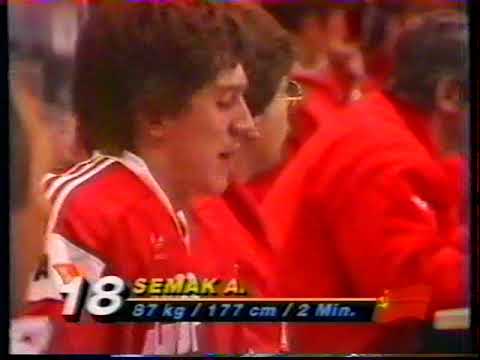 IIHF WC 1987 Final Round Day 01 USSR vs Canada (29 Apr 1987) Russian commentary