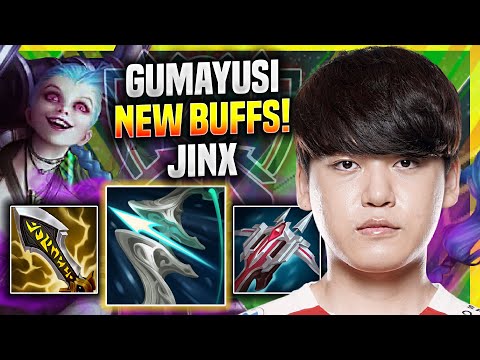 GUMAYUSI TRIES JINX WITH NEW BUFFS IN EUW SOLOQ! - T1 Gumayusi Plays Jinx ADC vs Aphelios!