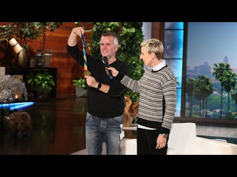 Ellen's Executive Producer Ed Glavin Ran the Marathon!