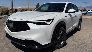 2025 Acura ADX A-Spec - Platinum White Pearl - Red Interior - Walkaround