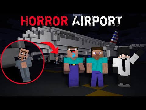 MINECRAFT HORROR AIRPORT Story in Hindi