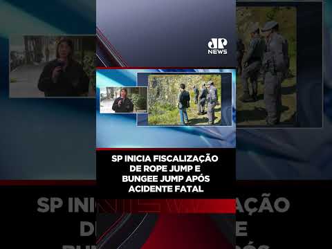 SP inicia fiscalização de rope jump e bungee jump após acidente fatal #shorts