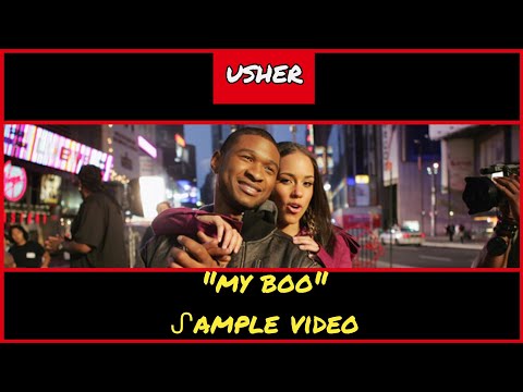 ᔑample Video: My Boo by Usher ft Alicia Keys (2004)