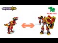 Quick Transform Young Toys Super 10 Tyrannus From Beast Mode To Warrior Mode And Back