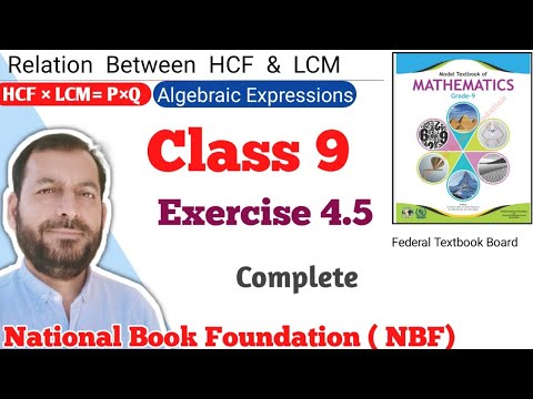 Class 9 Exercise 4.5  NBF Maths  Ex 4.5 Class 9th federal board FBISE Math national Book foundation