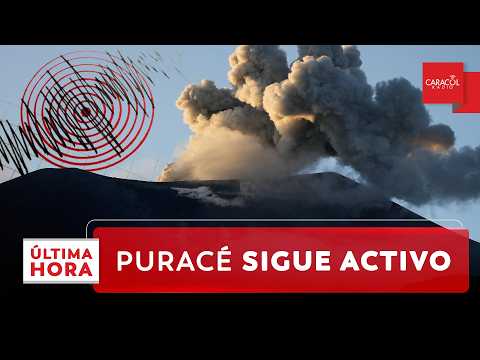 Volcán Puracé mantiene alerta naranja por ceniza y nueva actividad sísmica en Cauca | Última Hora