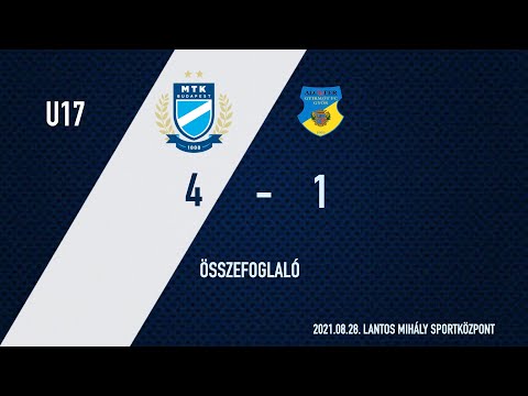 (U17) MTK - Gyirmót FC 4-1 (3-0) gólösszefoglaló
