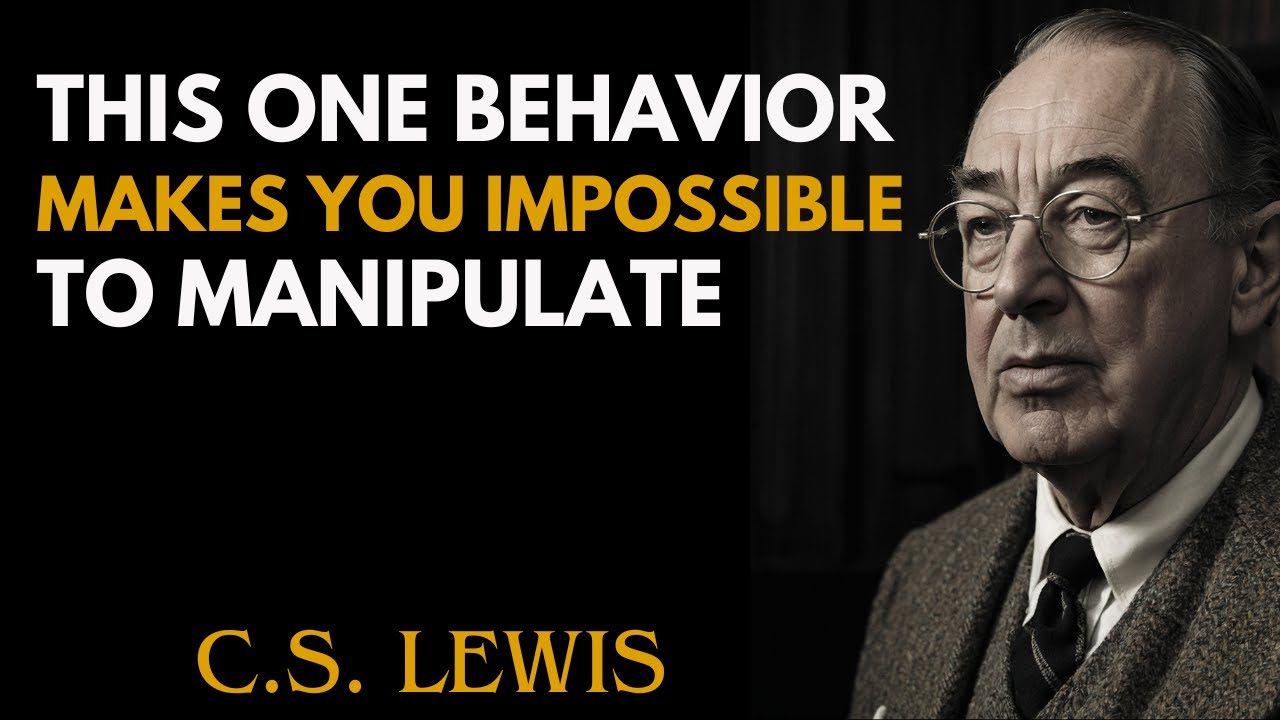 This One Behavior Makes You IMPOSSIBLE to Manipulate | C.S Lewis Sermons