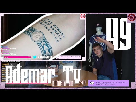 ADEMAR TV 49 " Guillerme Santista nos explica el significado de su tatuaje más personal"