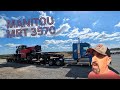 Heavy Haul Manitou MRT 3570 Forestry Telehandler! 96,000 pounds Dalton, Oh to Abingdon, Va!