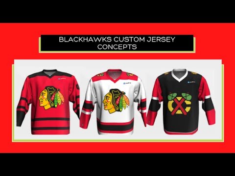 My Custom Blackhawks Jersey Concepts