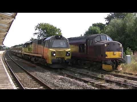 Network Rail Engineers Positioning Move Colas Rail 70813 6C89 Hellifield 02092021