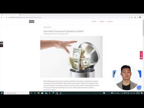 How Much Government Spending is Waste