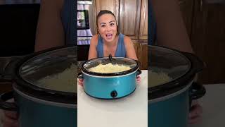 Ravioli lasagna in the crockpot #crockpot #easyrecipes #ravioli