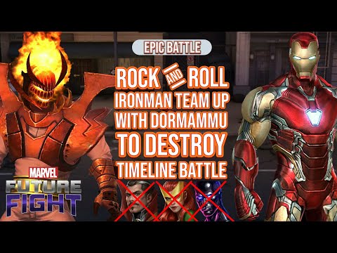 Dormammu And Iron Man Team UP In Timeline Battle - Marvel Future Fight ( Dormammu Timeline Battle )