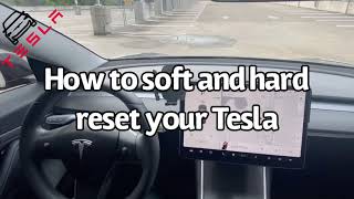 How to reset and turn off your Tesla Model 3/Y