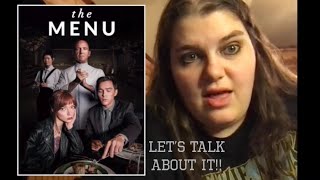 Let's Talk about The Menu *MOVIE REVIEW* FIRST TIME SEEING!!