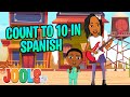 Learning Spanish For Kids | Learn to count to 10 in Spanish | Nursery Rhymes + Kids Songs