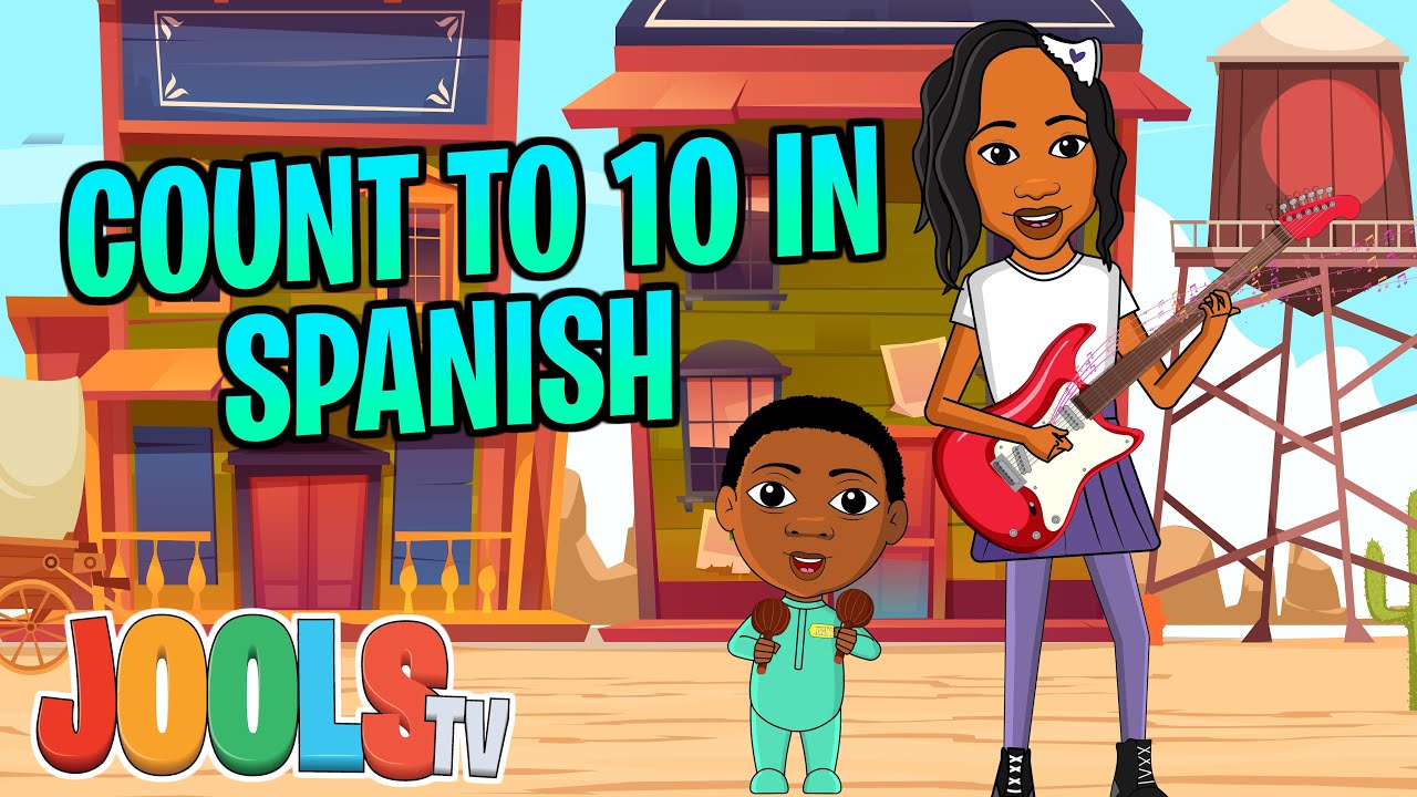 Learning Spanish For Kids | Learn to count to 10 with JoolsTV | Nursery Rhymes + Kids Songs