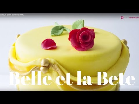 Gâteau la Belle et la Bête | Beauty and the beast Disney cake