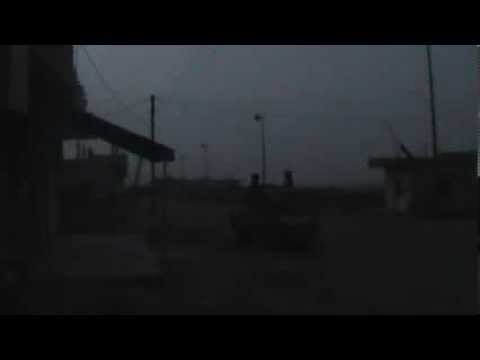 استهداف نقاط تمركز قوات النظام في قرية الكم في ريف حمص الشمالي بواسطة رشاش 14.5 من قبل لواء الصمود