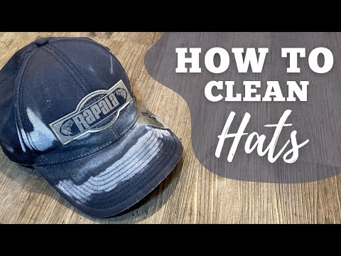 YouTube video about: How to take sweat stains out of hats?