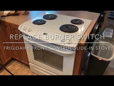 Replace Element Switch, Front Control Slide-In Frigidaire Range Repair