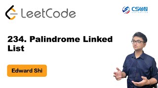 Download the video "【Edward】LeetCode : 234. Palindrome Linked List 回文链表|算法面试|北美求职|刷题|留学生|LeetCode|求职面试"