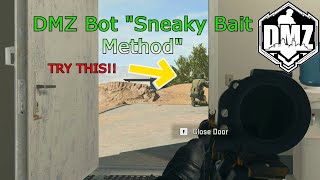 SNEAKY BAIT METHOD - How to be a better BOT SLAYER in WARZONE