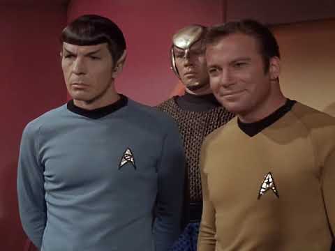The Romulan Commander Interrogates Captain Kirk