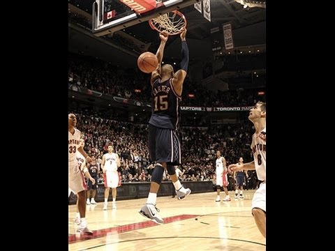 Vince Carter vs Raptors (21/11/2008) - 39 Pts, 9 Rebs, 6 Ast, 17-28 FGM, Clutch, Reverse Alley Oop!
