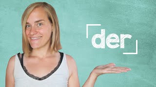 German Lesson (27) - Definite Articles - der - A1