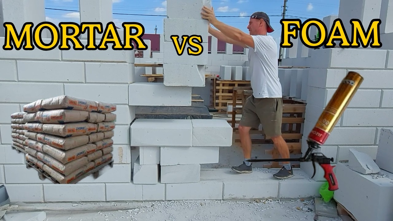 Foam vs Mortar The Ultimate Strength Test! DIY