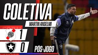 BOTAFOGO AO VIVO: COLETIVA DE MARTÍN ANSELMI APÓS ESTREIA NA LIBERTADORES CONTRA O NACIONAL POTOSÍ