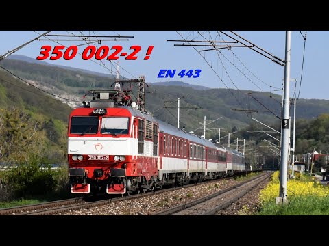350.002-2 "Titanic" na vlaku EN 443 - Ťahanovce (28.4.2023)