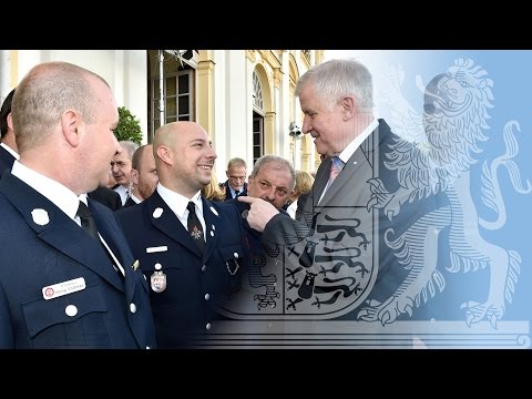 Empfang für die Helfer bei der Flutkatastrophe - Bayern