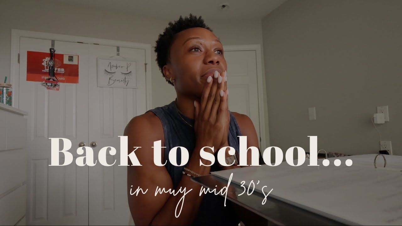 Back to school in my mid 30's...