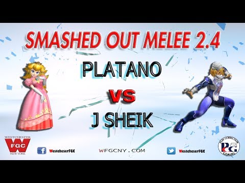 Smashed Out Melee V2.4 - PlataNO Vs. J Sheik - Winners Semi-Finals